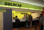 Goldcar airport desk