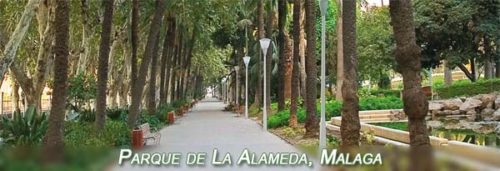 Alameda Park in Malaga