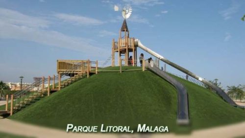 Playground Parque Litoral in Malaga