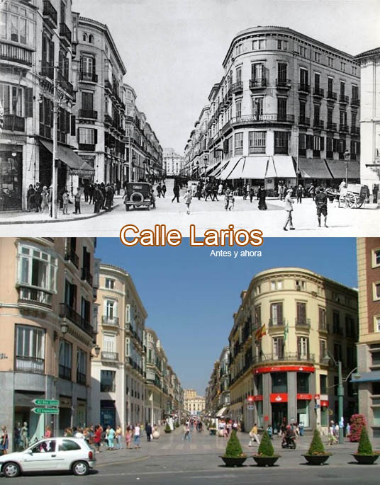 Calle Larios evolution over time