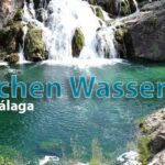 Naturlichen wasserbecken und Málaga