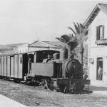 alter Zug in Málaga