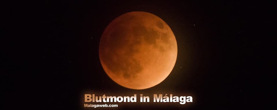 Blutmond in Málaga