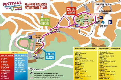Mijas fair map