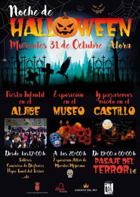 Programa de Halloween en Álora 2018