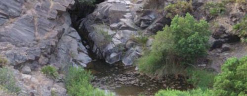 Charco de las Viñas en el Río Ojén