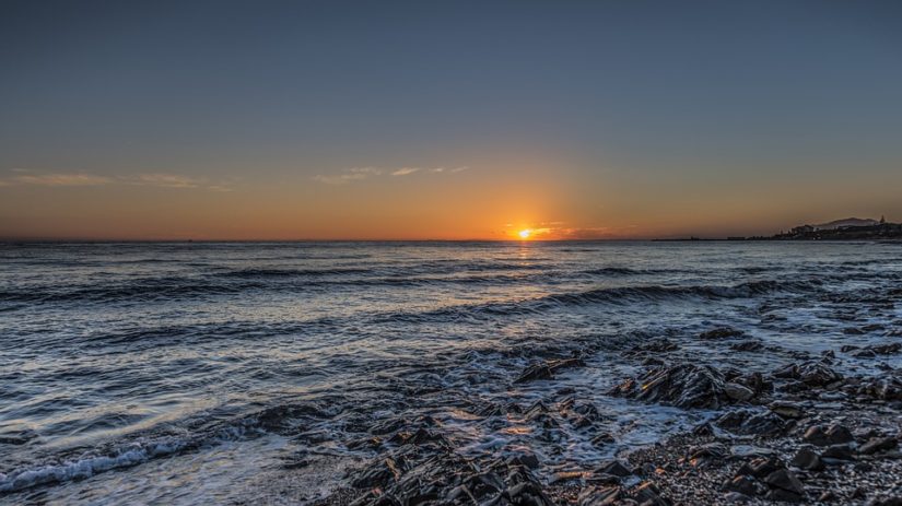 puesta de sol en Mijas