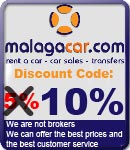 Discount voucher code Malaga car hire